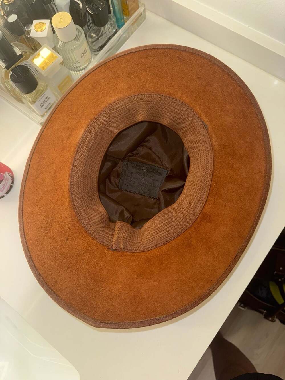 Salvatore Sombreros Brown Suede Western Cowboy Hat - Picture 5 of 7